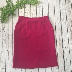 Kasper Vintage Pink Pencil Skirt